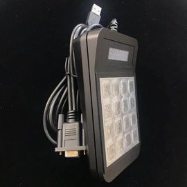 Black Usb Numeric Keypad With Display Plastic Shell 16 Buttons Type